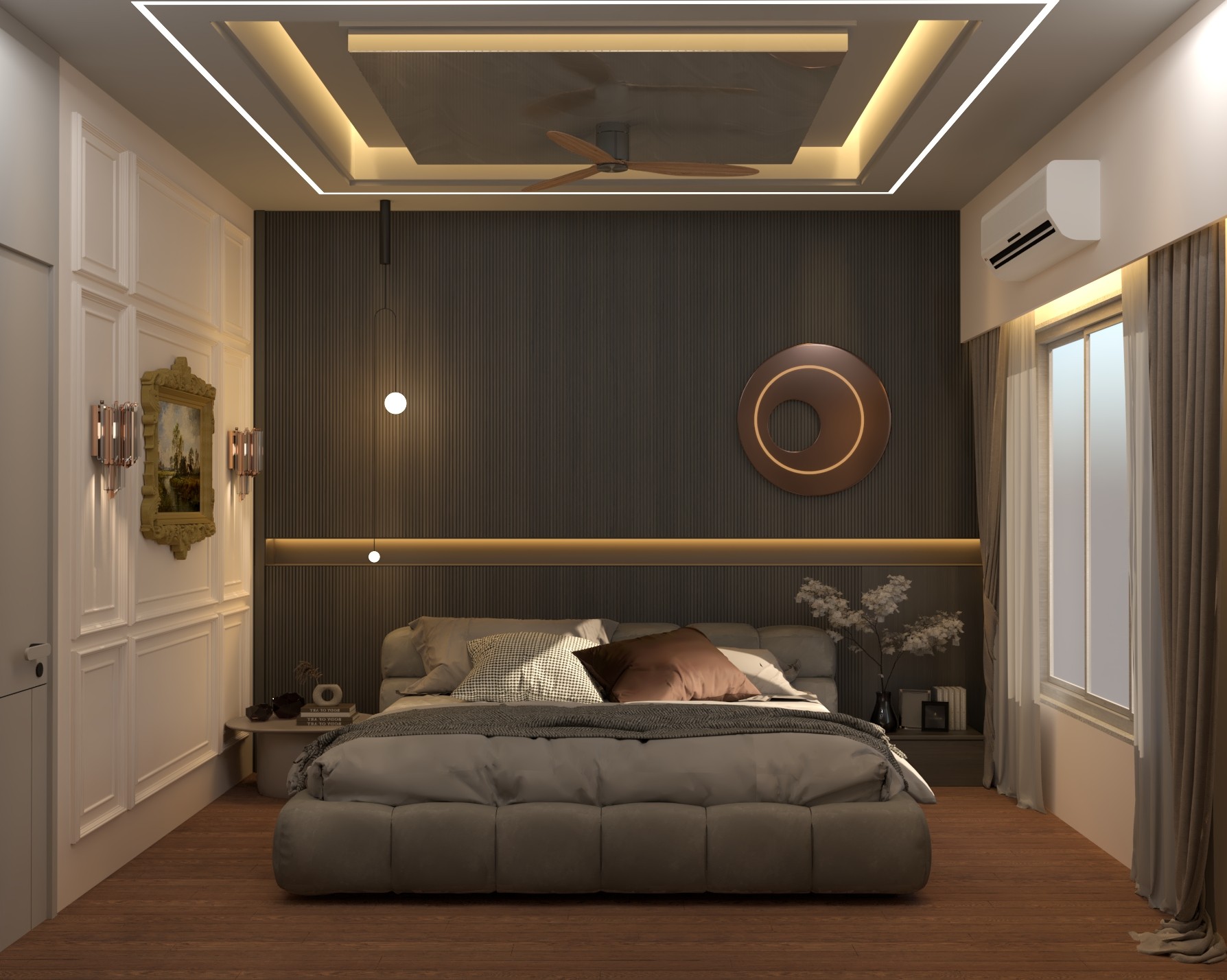 Elegant bedroom design